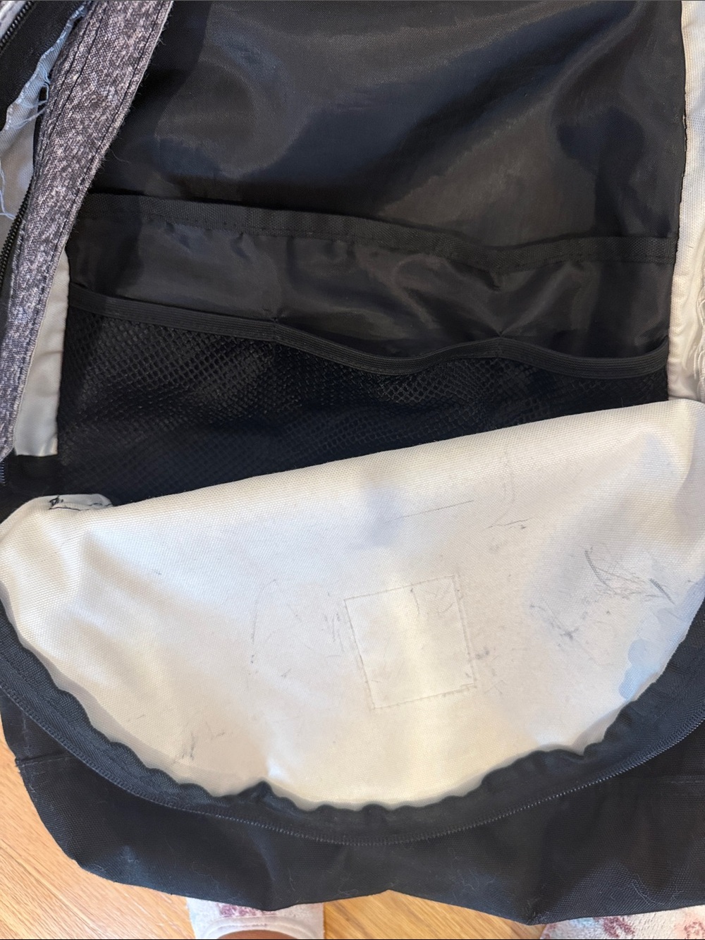 PINK Victoria's Secret Gray & Black Backpack - Picture 4 of 5